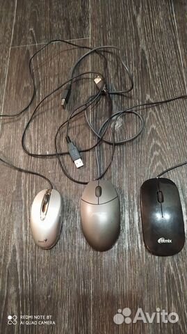 Компьютерные мыши разные проводные