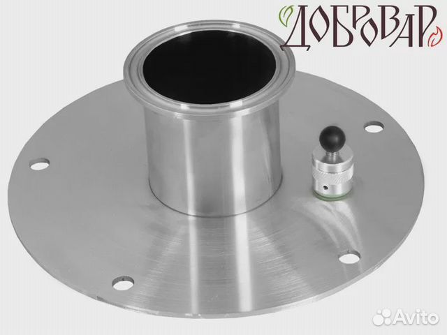 Крышка на бак (куб) добровар 5 шпилек под 2 кламп