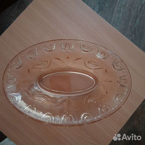 Салатник цветное стекло СССР