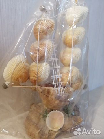 Корабль из ракушек