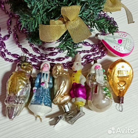Елочные игрушки СССР