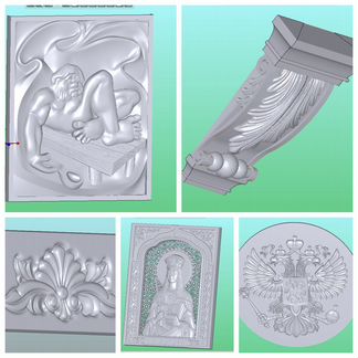 Модели чпу /cnc для фрезеровки и лазера