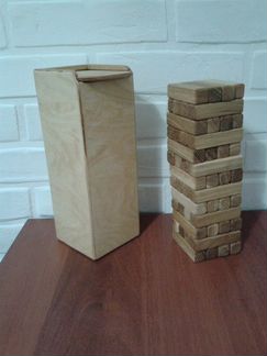 Игра Дженга (Jenga) Падающая башня 4х4
