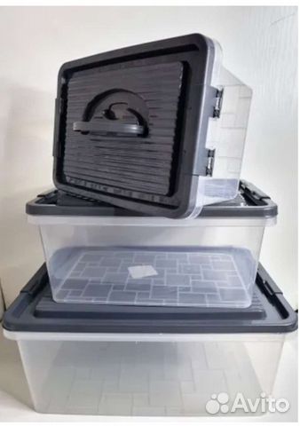 Контейнер пластиковый 3шт (комплект 3,6,10л)