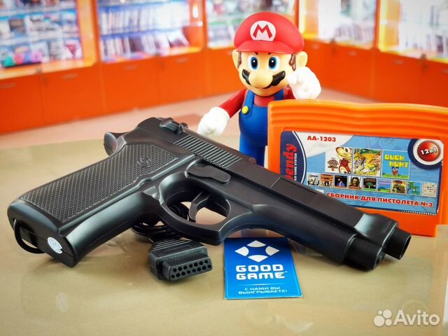 Пистолет световой для Денди 8-bit (15 pin). Новый