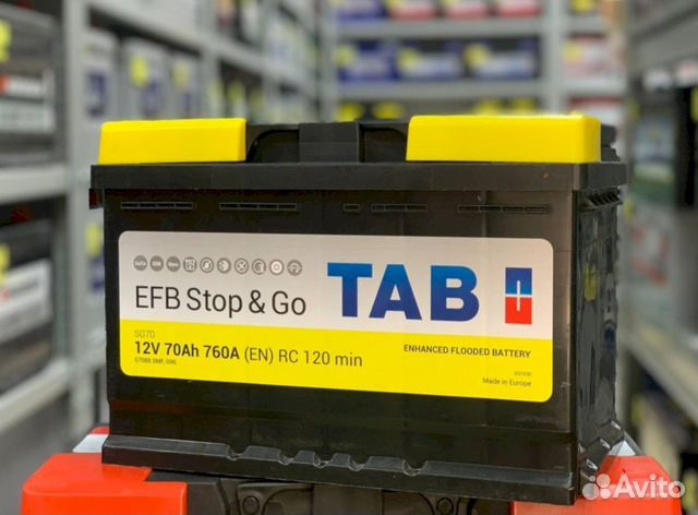 Аккумулятор новый TAB EFB stop&GO 70Ач