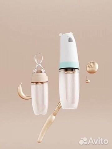 Бутылочка-ложка для прикорма новая