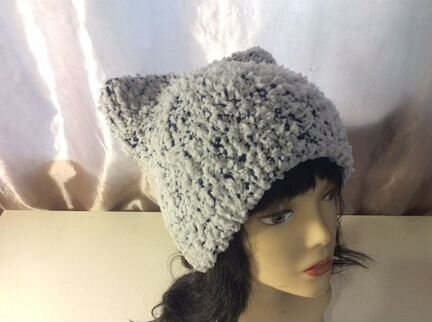 Очаровательная киса из микрофибры, р 55-57, арт263