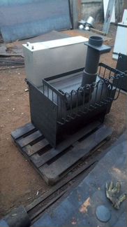 Банная печь на три помещения Паравозик