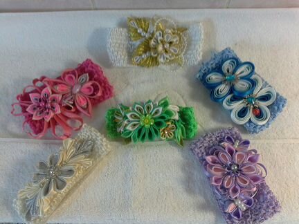 Ободки и повязки на девочку