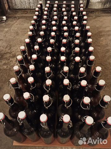 40 литровых бутылок с бугельной пробкой + 3 шт*