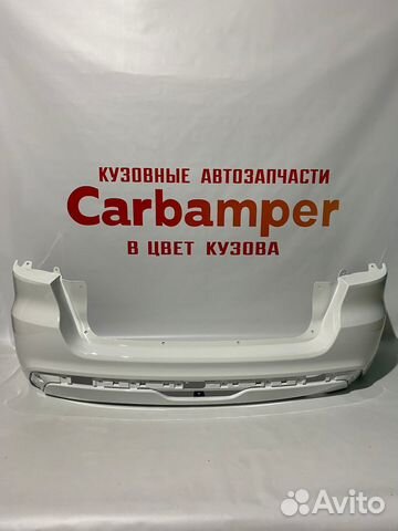 Задний бампер LADA granta fl лифтбек цвет белый