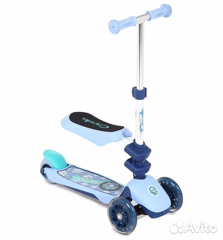Кикборд 2 в 1 cменный руль новый