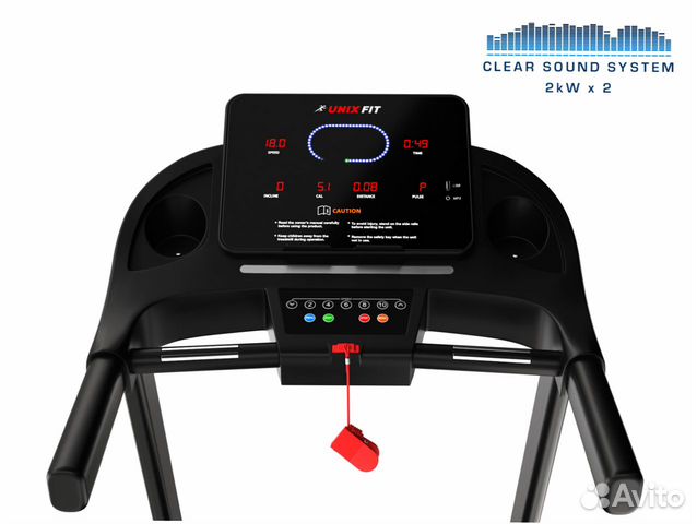 Беговая дорожка униксfit ст630 р черная