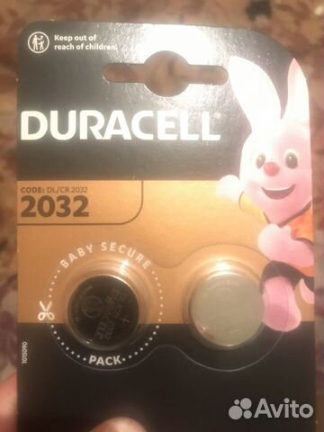 Батарейки duracell 2032