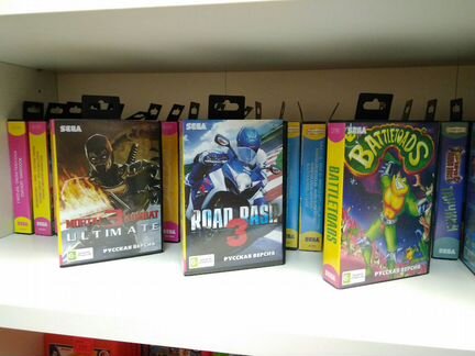 Картриджи для приставок sega 16 и 8 bit