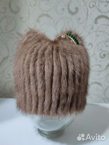 Шапка норковая женская