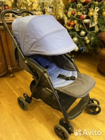 Коляска Cam curvi (Кам Курви) черно- синяя