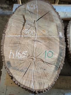 Торцевые спилы, слэбы из массива дерева