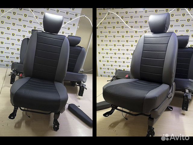 Чехлы на Honda Civic D4 (экокожа+алькантара)