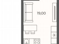 Квартира-студия, 24 м², 13/26 эт.