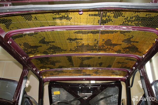 Шумоизоляция потолка автомобиля