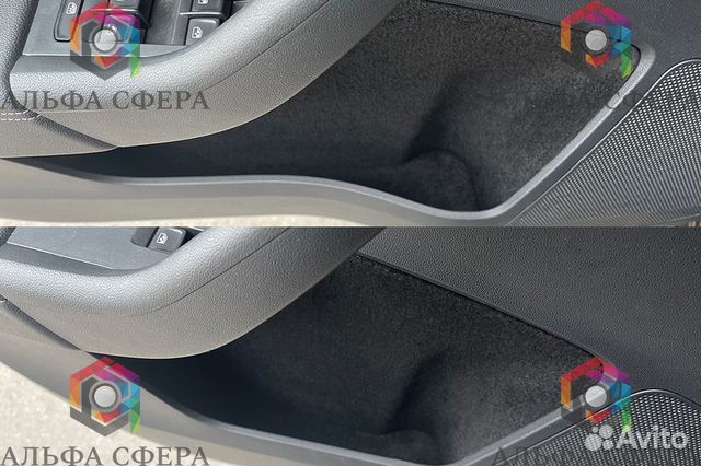 Обшивка в дверные карманы Volkswagen Polo 6 2020