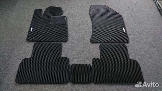 Эва коврики Hyundai Santa Fe 2018г