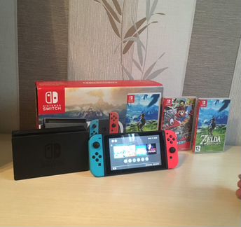 Nintendo Switch аренда + Игры
