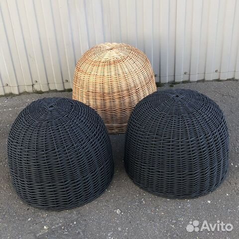 Плетеный светильник абажур