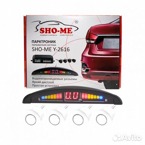 Парктроник Sho-Me Y-2616, 22мм на 8 датчиков