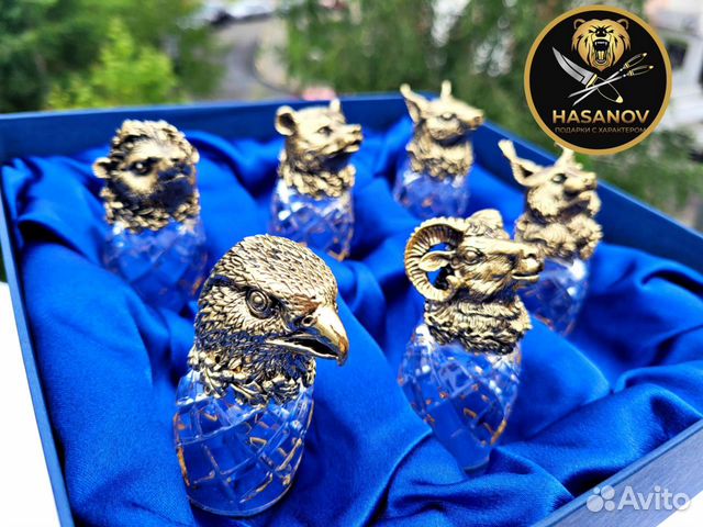 Хрустальные рюмки перевертыши