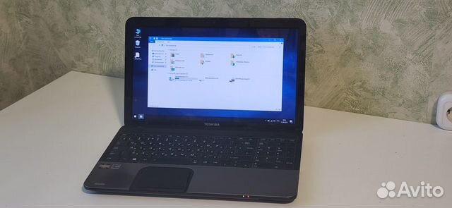 Ноутбук toshiba C850 2 ядра / SSD 128GB /4GB
