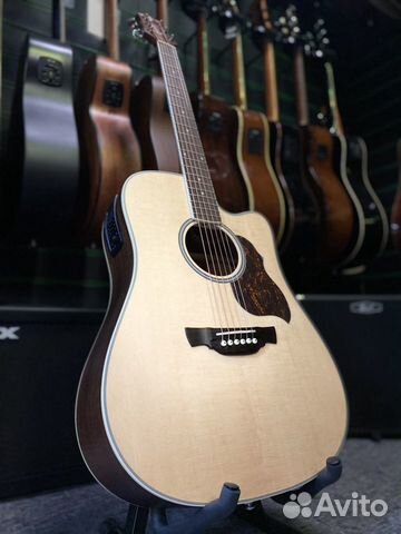 Гитара Crafter DE-6 с подключением с кейсом новая