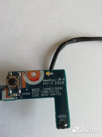 Плата расширения USB, кнопка старта Samsung R520