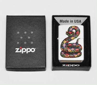 Зажигалка Zippo 214 Flowered Snake Оригинал Новая