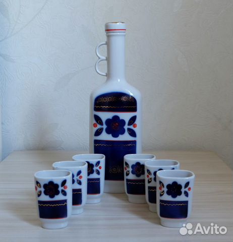 Графин и стопки СССР