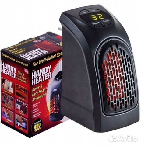 Мини обогреватель с пультом новые