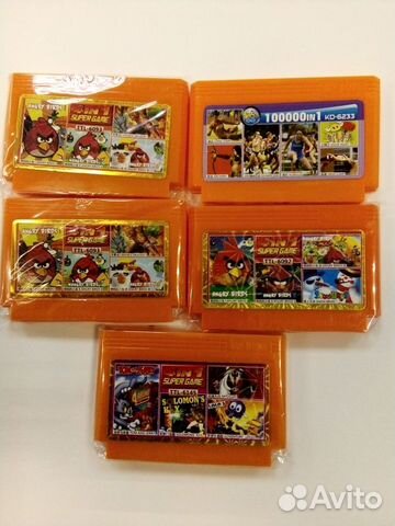 Картриджи для dendy