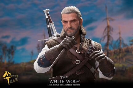 Фигурка Ведьмак mttoys White wolf
