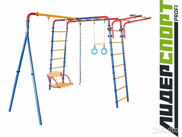 Уличный дск «Юный Атлет» цв: сине-желто-красный