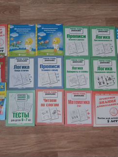 Развивающие рабочие тетради,пособия