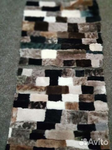 Красивые накидки из натуралмеха на сиденья 50х50см