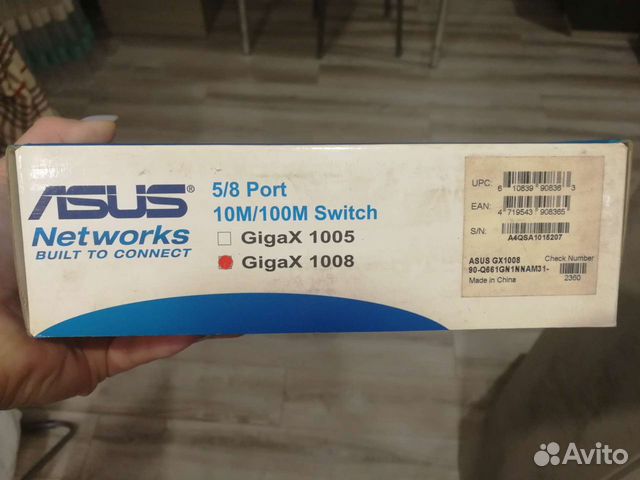 Коммутатор asus GigaX-1008