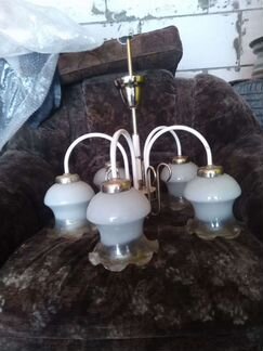 Люстра потолочная бу