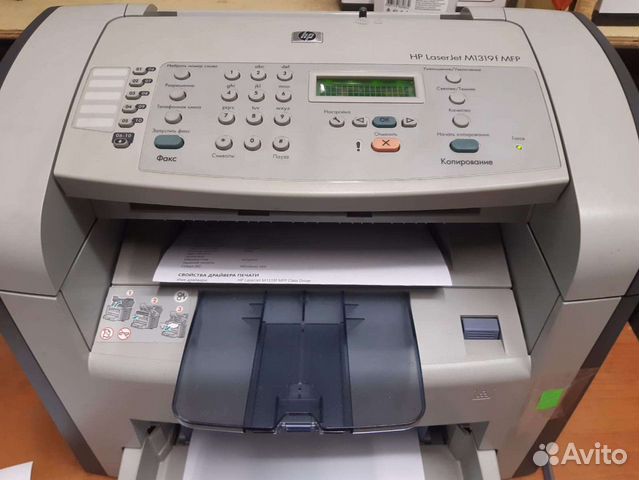 Принтер Hp LaserJet M1319f MFP сканирует мфу