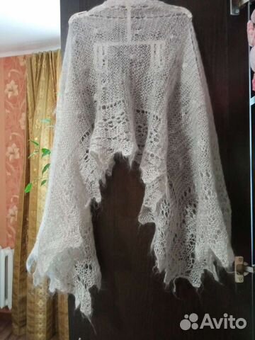 Палантин пуховый