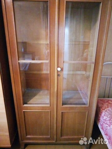 Шкаф книжный,начало 50-х г.20 века,винтаж