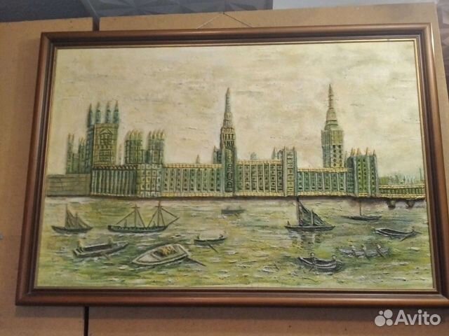 Картина маслом, прикладная Англия, ручная работа