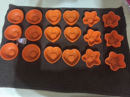 Силиконовые формы для выпечки 18 шт